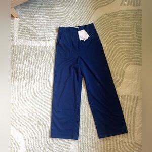 NWT STOCKHOLM ATELIER and & OTHER STORIES wide leg navy trouser